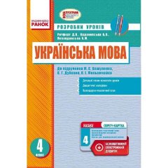 Українська мова 4 клас (Укр) Ранок Розробки уроків до підручника Вашуленка М.С.та ін. для укр. шкіл (230823)