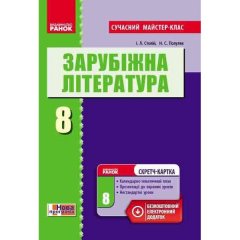 Зарубіжна література П-К 8 клас (Укр) Ранок Розробки уроків Сучасний майстер-клас + СК (262523)