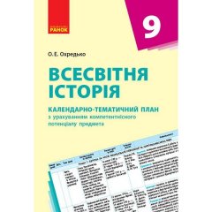 Календарно-тематичний план Всесвітня історія 9 клас (Укр) Ранок (271632)