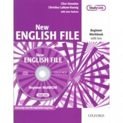 New English File Beginner: Workbook with Key with MultiROM (9780194518734)