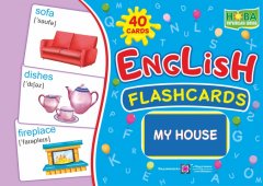 Комплект карточек Пiдручники i посiбники English flashcards My house